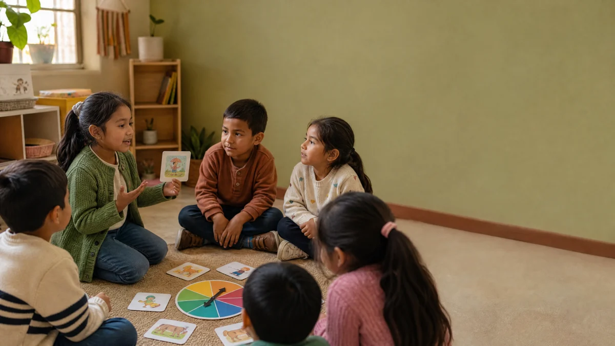 Actividades de expresión oral niños para niños de tercer grado en el aula escolar