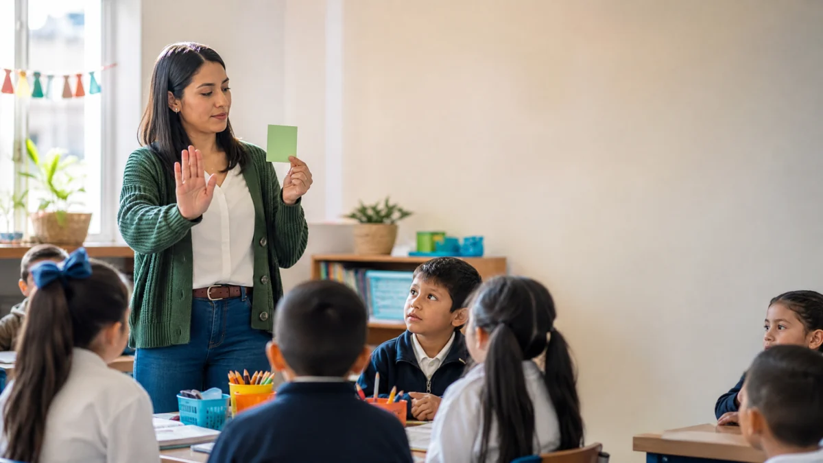 Se&ntilde;ales para llamar la atenci&oacute;n en clase: 7 recursos silenciosos