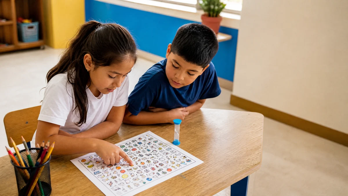 Actividades de atenci&oacute;n para ni&ntilde;os de tercer grado