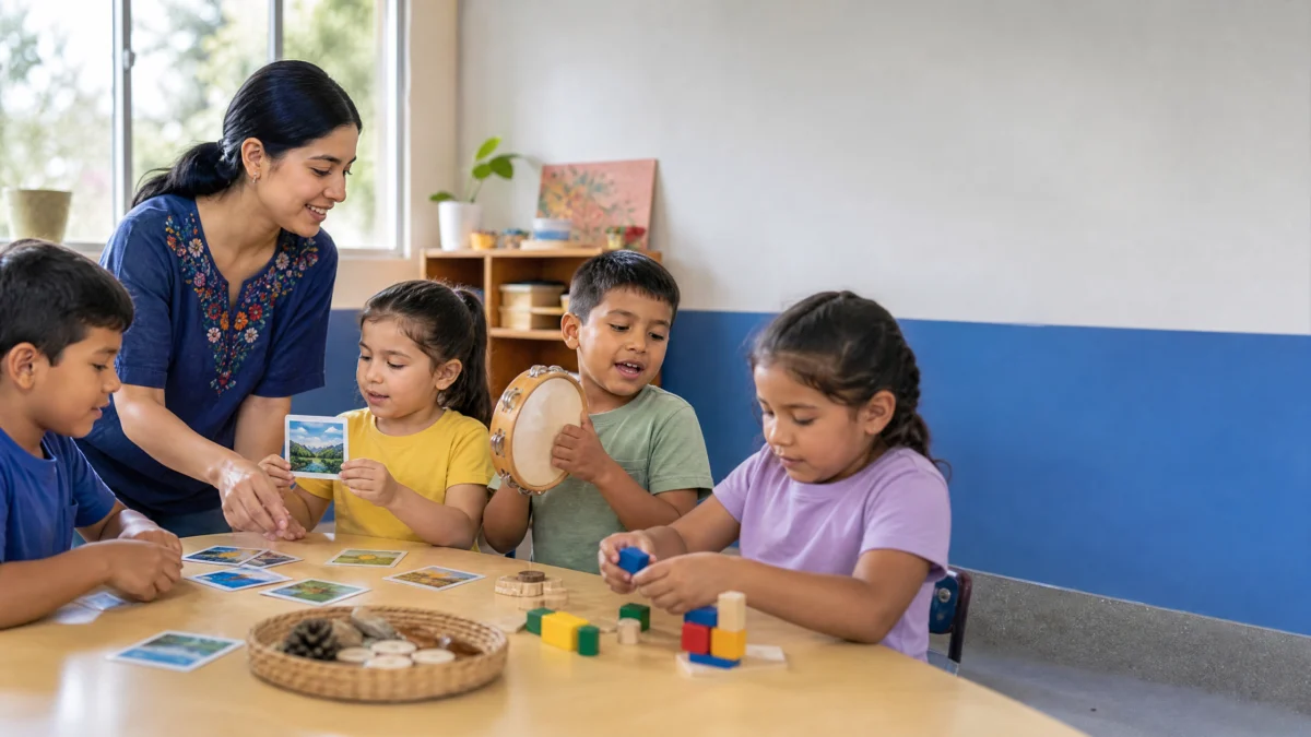 VAK en el aula: c&oacute;mo usar apoyos visuales, auditivos y kinest&eacute;sicos sin etiquetar