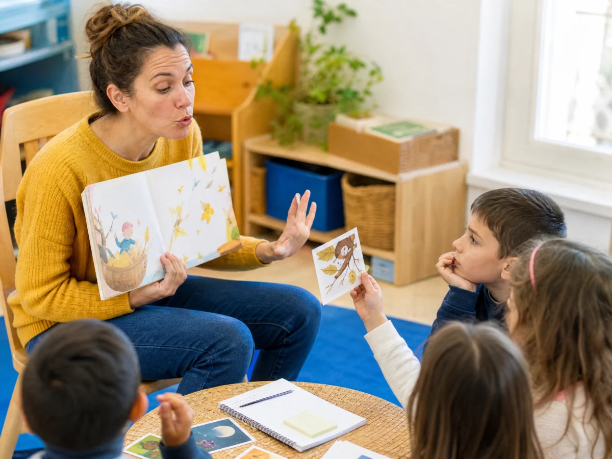 Actividades de atenci&oacute;n en lectura compartida para ni&ntilde;os de tercer grado en el aula escolar