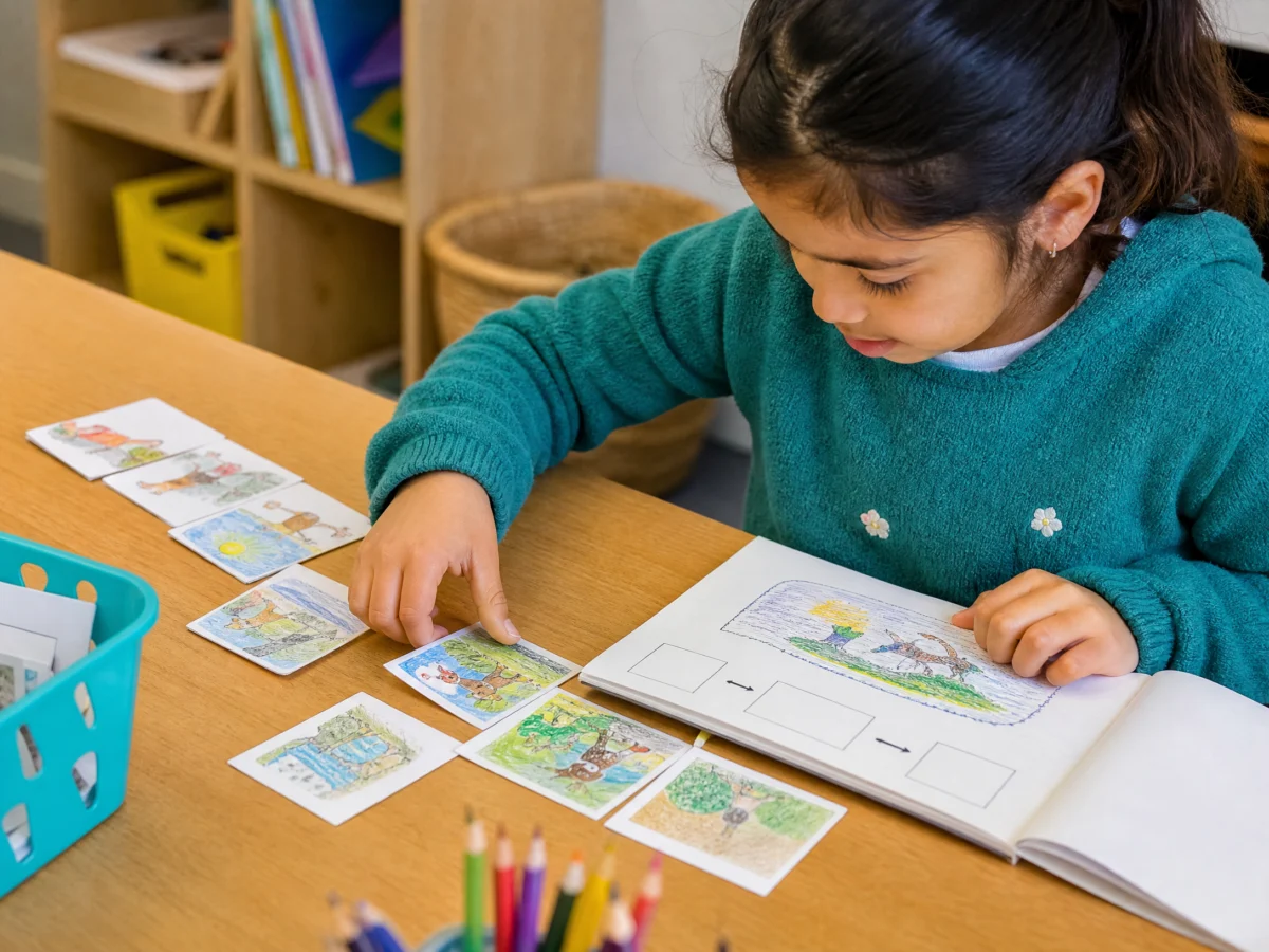 Actividades despu&eacute;s de leer: ni&ntilde;os de tercer grado elaboran un resumen visual