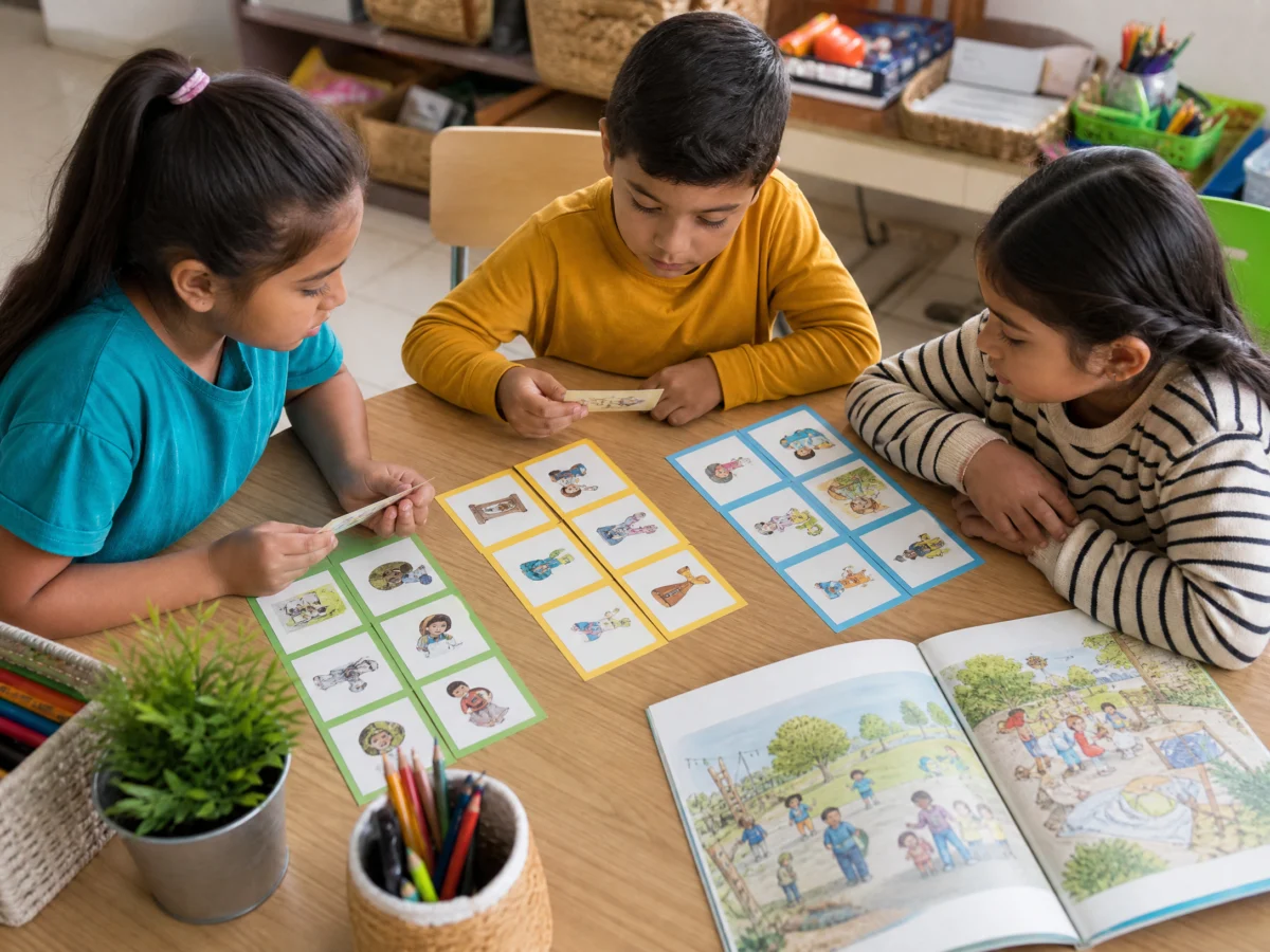 Actividades de niveles de comprensión lectora para niños de tercer grado en el aula escolar
