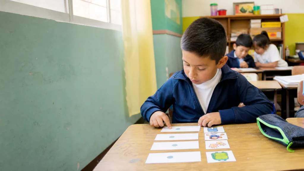 Comprensi&oacute;n de instrucciones escritas: estudiante organiza los pasos de una consigna